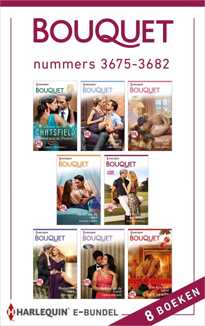 Bouquet e-bundel nummers 3675-3682 (8-in-1), Carole Marinelli ; Kate Walker ; Jane Porter ; Rachael Thomas ; Susan Stephens ; Andie Brock ; Carole Mortimer ; Kate Hewitt - Ebook - 9789402515428