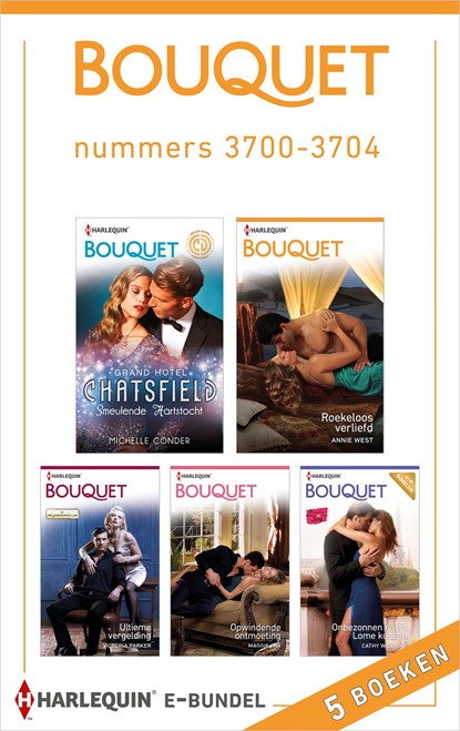 Bouquet e-bundel nummers 3700-3704 (5-in-1), Michelle Conder ; Annie West ; Victoria Parker ; Maggie Cox ; Cathy Williams - Ebook - 9789402516760
