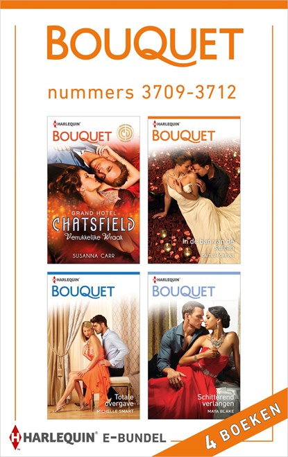 Bouquet e-bundel nummers 3709-3712 (4-in-1), Susanna Carr ; Caitlin Crews ; Michelle Smart ; Maya Blake - Ebook - 9789402517149