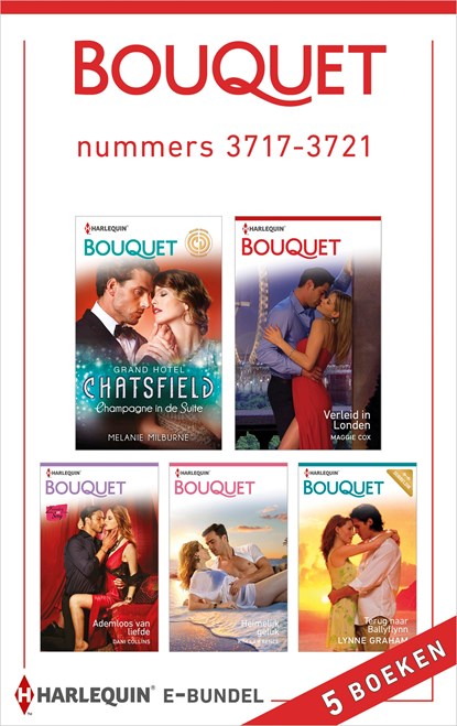 Bouquet e-bundel nummers 3717-3721 (5-in-1), Melanie Milburne ; Maggie Cox ; Dani Collins ; Kim Lawrence ; Lynne Graham - Ebook - 9789402523713