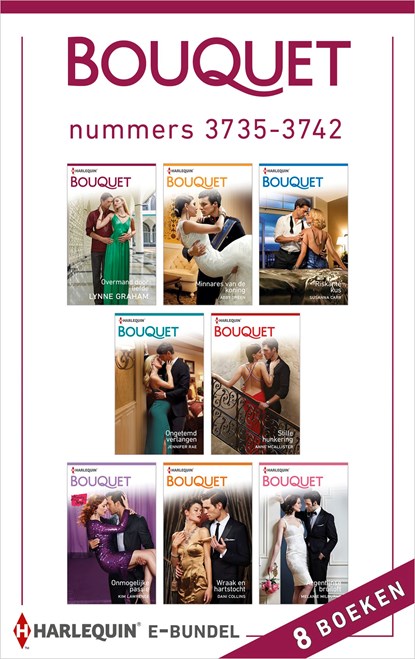 Bouquet e-bundel nummers 3735-3742 (8-in1), Lynne Graham ; Abby Green ; Susanna Carr ; Jennifer Rae ; Anne McAllister ; Kim Lawrence ; Dani Collins ; Melanie Milburne - Ebook - 9789402524260
