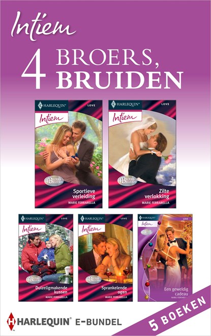 4 broers, 4 bruiden (5-in-1), Marie Ferrarella - Ebook - 9789402524468