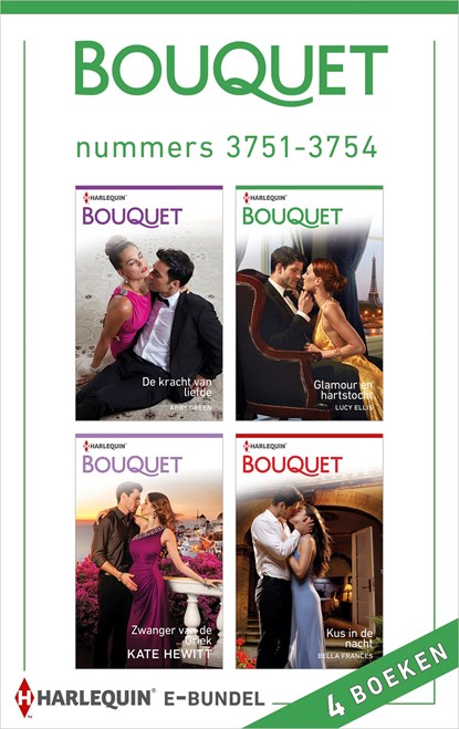 Bouquet e-bundel nummers 3751-3754 (4-in-1), Abby Green ; Lucy Ellis ; Kate Hewitt ; Bella Frances - Ebook - 9789402524802