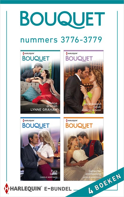 Bouquet e-bundel nummers 3776-3779 (4-in-1), Lynne Graham ; Jennifer Hayward ; Carole Mortimer ; Natalie Anderson - Ebook - 9789402525472