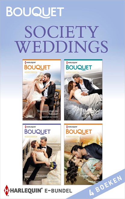 Society weddings (4-in-1), Andie Brock ; Jennifer Hayward ; Michelle Smart ; Tara Pammi - Ebook - 9789402525984