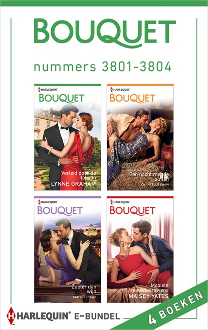 Bouquet e-bundel nummers 3801-3804 (4-in-1), Lynne Graham ; Maisey Yates ; Chantelle Shaw ; Caitlin Crews - Ebook - 9789402526196