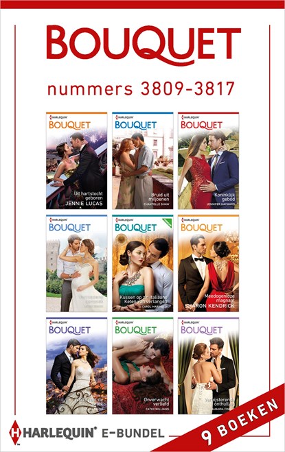 Bouquet e-bundel nummers 3809 - 3817 (9-in-1), Jennie Lucas ; Chantelle Shaw ; Jennifer Hayward ; Andie Brock ; Carol Marinelli ; Sharon Kendrick ; Tara Pammi ; Cathy Williams ; Amanda Cinelli - Ebook - 9789402526639