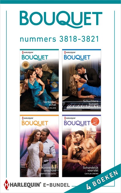 Bouquet e-bundel nummers 3818 - 3821 (4-in-1), Maya Blake ; Kate Hewitt ; Jennifer Hayward ; Caitlin Crews - Ebook - 9789402527148