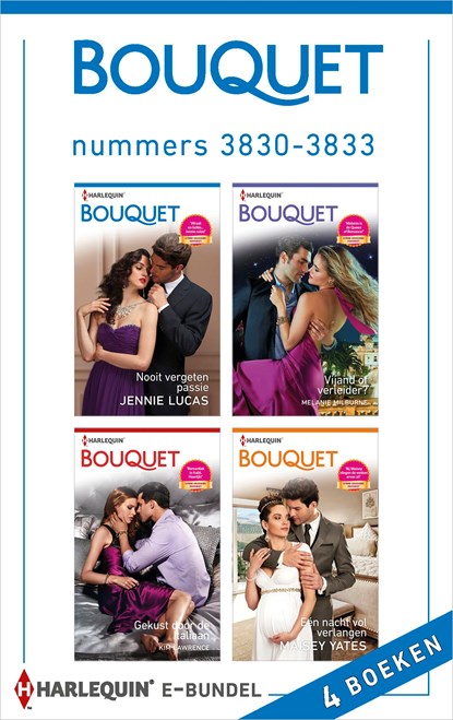 Bouquet e-bundel nummers 3830 - 3825 (4-in-1), Jennie Lucas ; Melanie Milburne ; Kim Lawrence ; Maisey Yates - Ebook - 9789402527711