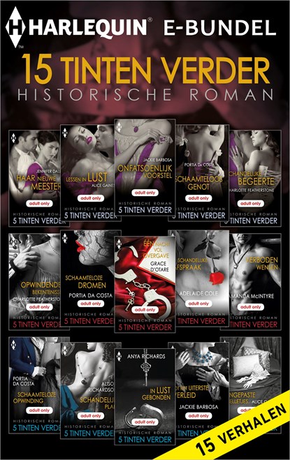 15 Tinten verder historische roman (15-in-1), Charlotte Featherstone ; Jackie Barbosa ; Alice Gaines ; Jennifer Dale ; Portia DaCosta ; Grace D'Otare ; Amanda McIntyre ; Adelaide Cole ; Alison Richardson ; Anya Richards - Ebook - 9789402530117