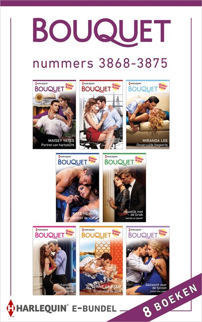 Bouquet e-bundel nummers 3868 - 3875 (8-in-1), Maisey Yates ; Chantelle Shaw ; Miranda Lee ; Kate Hewitt ; Michelle Smart ; Melanie Milburne ; Lynne Graham ; Cathy Williams - Ebook - 9789402530209
