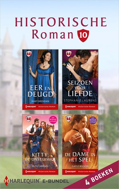 Historische roman e-bundel 10 (4-in-1), Mary Brendan ; Stephanie Laurens ; Ruth Langan ; Deborah Simmons ; Gayle Wilson - Ebook - 9789402530551