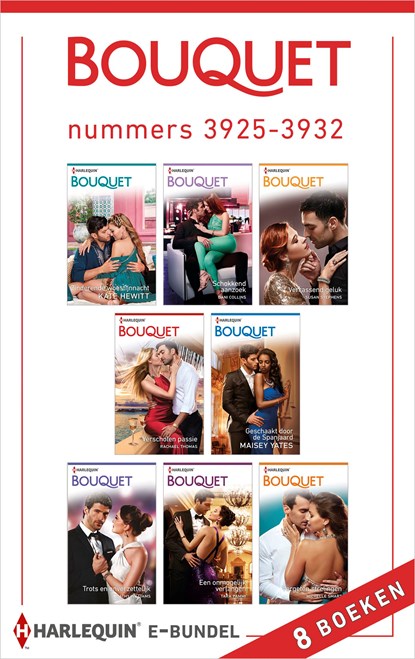 Bouquet e-bundel nummers 3925 - 3932, Kate Hewitt ; Dani Collins ; Susan Stephens ; Rachael Thomas ; Maisey Yates ; Cathy Williams ; Tara Pammi ; Michelle Smart - Ebook - 9789402533781