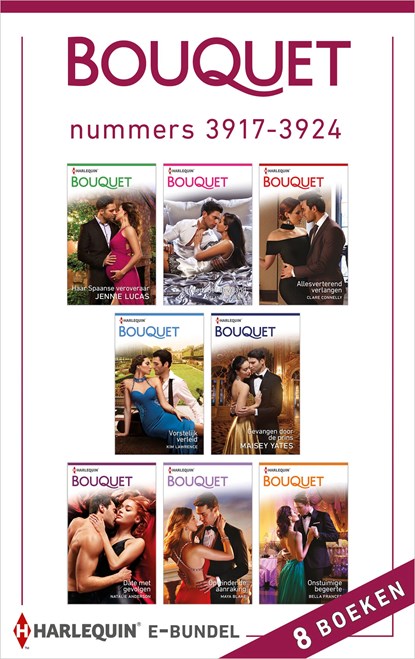 Bouquet e-bundel nummers 3917 - 3924, Jennie Lucas ; Melanie Milburne ; Clare Connelly ; Kim Lawrence ; Maisey Yates ; Natalie Anderson ; Maya Blake ; Bella Frances - Ebook - 9789402534009