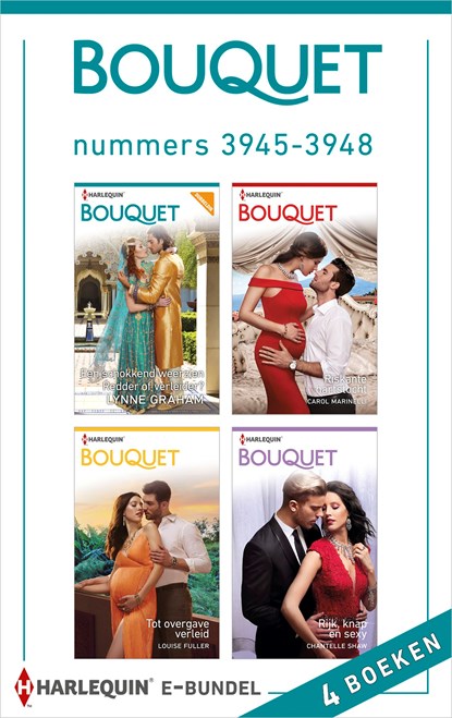 Bouquet e-bundel nummers 3945 - 3948, Lynne Graham ; Carol Marinelli ; Louise Fuller ; Chantelle Shaw - Ebook - 9789402534535
