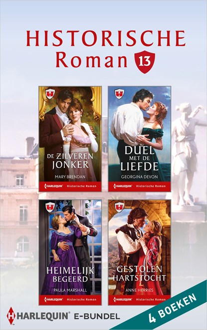 Historische roman e-bundel 13, Mary Brendan ; Georgina Devon ; Paula Marshall ; Anne Herries - Ebook - 9789402534795