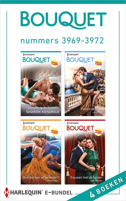Bouquet e-bundel nummers 3969 - 3972, Sharon Kendrick ; Heidi Rice ; Annie West ; Tara Pammi - Ebook - 9789402535815