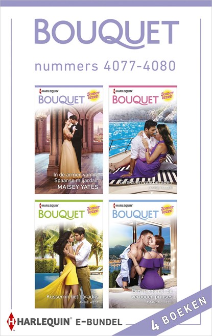 Bouquet e-bundel nummers 4077 - 4080, Maisey Yates ; Louise Fuller ; Annie West ; Amanda Cinelli - Ebook - 9789402541755