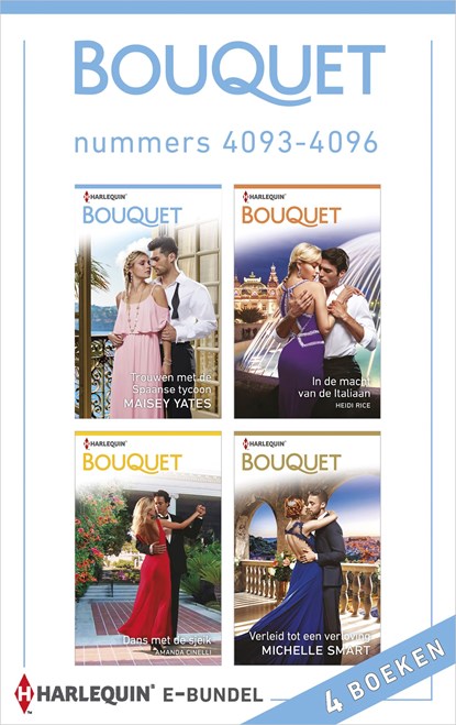Bouquet e-bundel nummers 4093 - 4096, Maisey Yates ; Heidi Rice ; Amanda Cinelli ; Michelle Smart - Ebook - 9789402542578