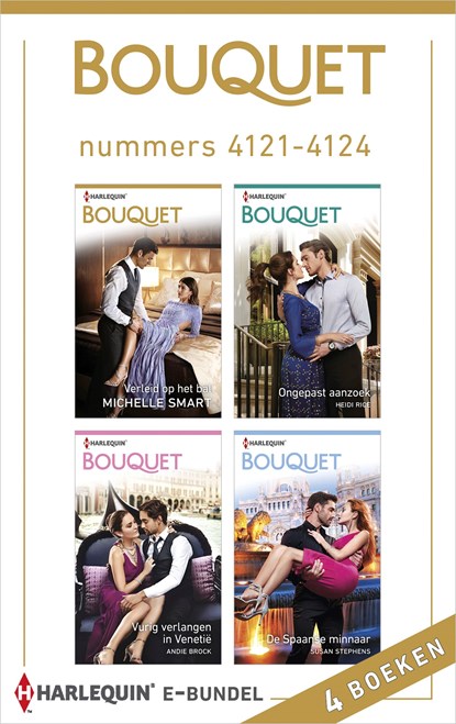 Bouquet e-bundel nummers 4121 - 4124, Michelle Smart ; Heidi Rice ; Andie Brock ; Susan Stephens - Ebook - 9789402544046
