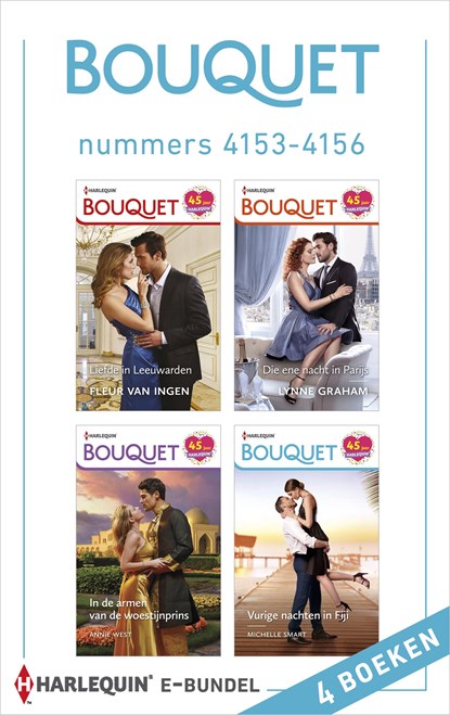 Bouquet e-bundel nummers 4153 - 4156, Fleur van Ingen ; Lynne Graham ; Annie West ; Michelle Smart - Ebook - 9789402545425