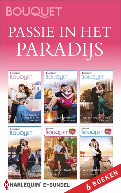 Passie in het paradijs, Annie West ; Susan Stephens ; Jane Porter ; Trish Morey ; Louise Fuller ; Michelle Smart - Ebook - 9789402545432