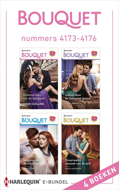 Bouquet e-bundel nummers 4173 - 4176, Dani Collins ; Clare Connelly ; Maya Blake ; Jackie Ashenden - Ebook - 9789402547085