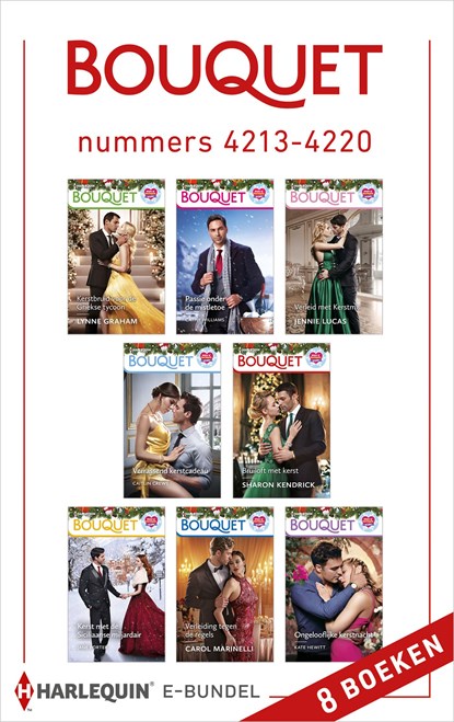 Bouquet e-bundel nummers 4213 - 4220, Lynne Graham ; Cathy Williams ; Jennie Lucas ; Caitlin Crews ; Sharon Kendrick ; Jane Porter ; Carol Marinelli ; Kate Hewitt - Ebook - 9789402549201