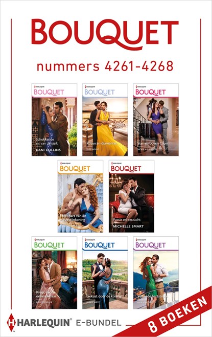 Bouquet e-bundel nummers 4261 - 4268, Dani Collins ; Joss Wood ; Jackie Ashenden ; Caitlin Crews ; Michelle Smart ; Louise Fuller ; Annie West ; Amanda Cinelli - Ebook - 9789402551730