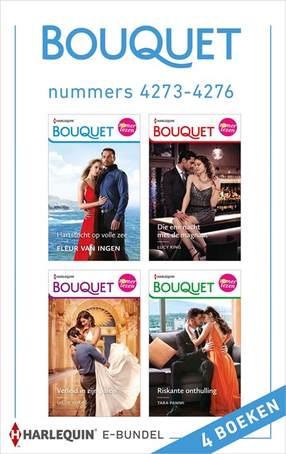 Bouquet e-bundel nummers 4273 - 4276, Fleur van Ingen ; Lucy King ; Millie Adams ; Tara Pammi - Ebook - 9789402552140