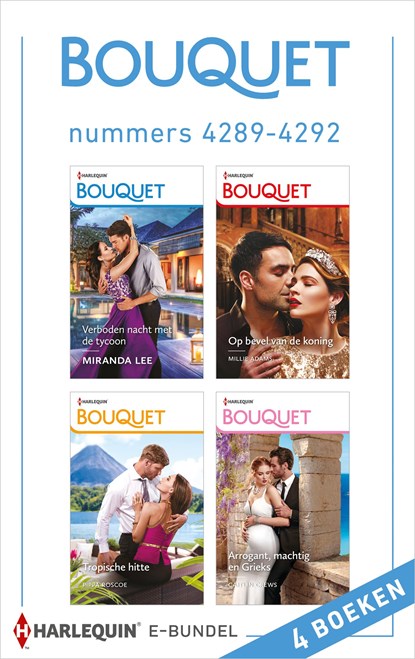 Bouquet e-bundel nummers 4289 - 4292, Miranda Lee ; Millie Adams ; Pippa Roscoe ; Caitlin Crews - Ebook - 9789402553017