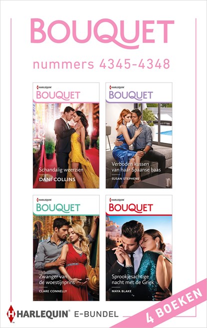 Bouquet e-bundel nummers 4345 - 4348, Susan Stephens ; Maya Blake ; Clare Connelly ; Dani Collins - Ebook - 9789402556049