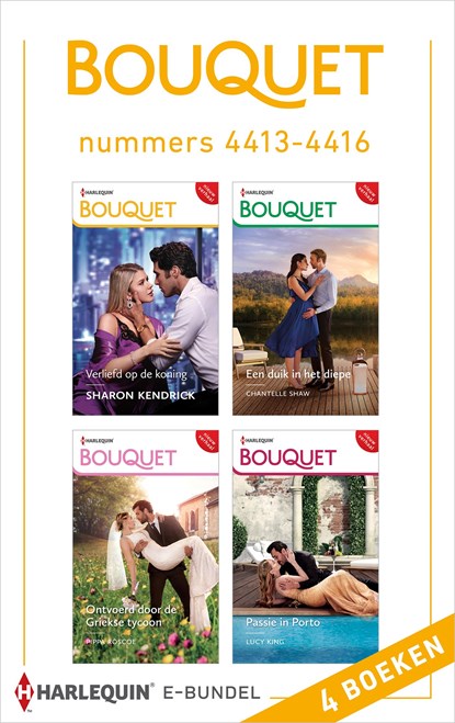 Bouquet e-bundel nummers 4413 - 4416, Sharon Kendrick ; Chantelle Shaw ; Lucy King ; Pippa Roscoe - Ebook - 9789402559996