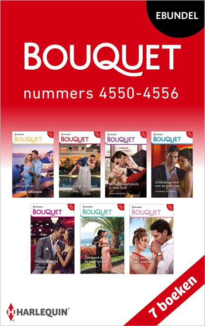 Bouquet e-bundel nummers 4550 - 4556, Lynne Graham ; Caitlin Crews ; Emmy Grayson ; Shannon McKenna ; Lorraine Hall ; Maya Blake ; Annie West - Ebook - 9789402568615