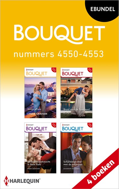 Bouquet e-bundel nummers 4550 - 4553, Lynne Graham ; Caitlin Crews ; Emmy Grayson ; Shannon McKenna - Ebook - 9789402568622