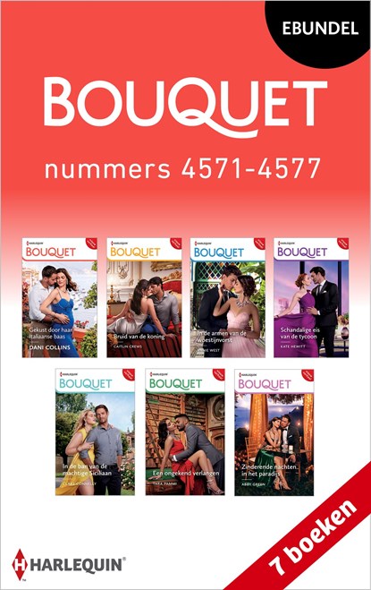 Bouquet e-bundel nummers 4571 - 4577, Dani Collins ; Caitlin Crews ; Annie West ; Kate Hewitt ; Clare Connelly ; Tara Pammi ; Abby Green - Ebook - 9789402570120