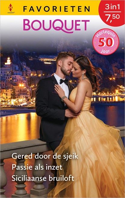 Gered door de sjeik / Passie als inzet / Siciliaanse bruiloft, Sandra Marton - Ebook - 9789402577679