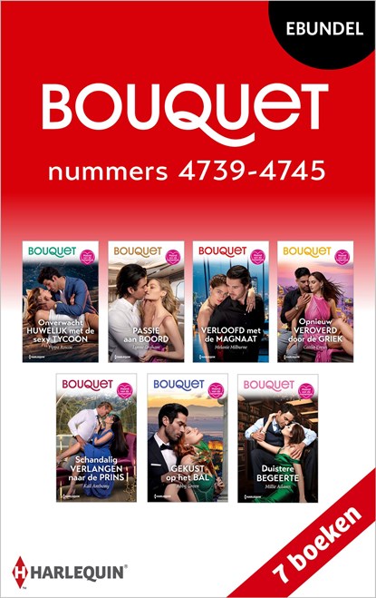 Bouquet e-bundel nummers 4739 - 4745, Pippa Roscoe ; Abby Green ; Millie Adams ; Lynne Graham ; Melanie Milburne ; Caitlin Crews ; Kali Anthony - Ebook - 9789402583830