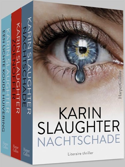 Pakket - Nachtschade ; Zoenoffer ; Een lichte koude huivering, Karin Slaughter - Paperback - 9789402704624