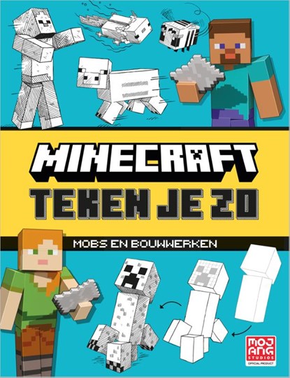 Minecraft teken je zo, Mojang AB - Paperback - 9789402720778