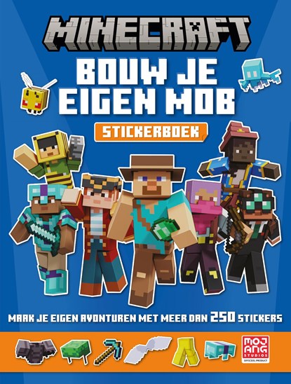 Minecraft: Bouw je eigen mob-stickerboek, Mojang AB - Gebonden - 9789402720815
