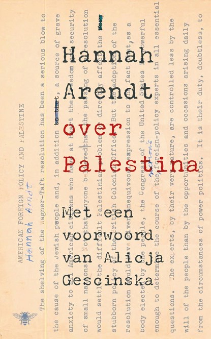 Over Palestina, Hanna Arendt - Ebook - 9789403140520