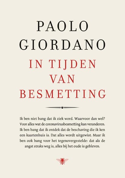 In tijden van besmetting, Paolo Giordano - Paperback - 9789403198309