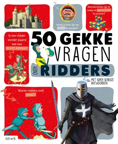 50 gekke vragen over ridders, Jean-Michel Billioud - Gebonden - 9789403213866