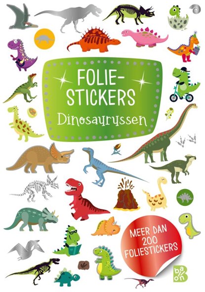 Foliestickers Dinosaurussen, niet bekend - Paperback - 9789403223339
