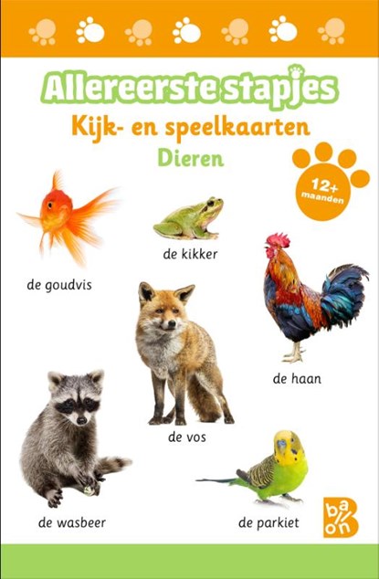 Kijk- en speelkaarten dieren, niet bekend - Gebonden - 9789403227443