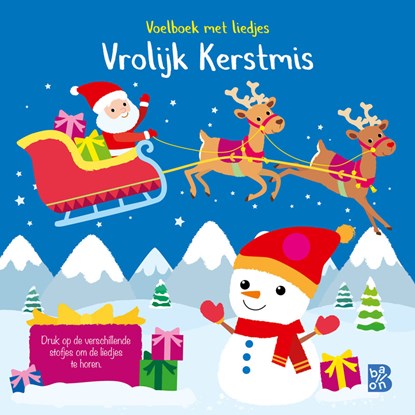 Voelboek met liedjes Vrolijk Kerstmis’,  - Gebonden - 9789403228990