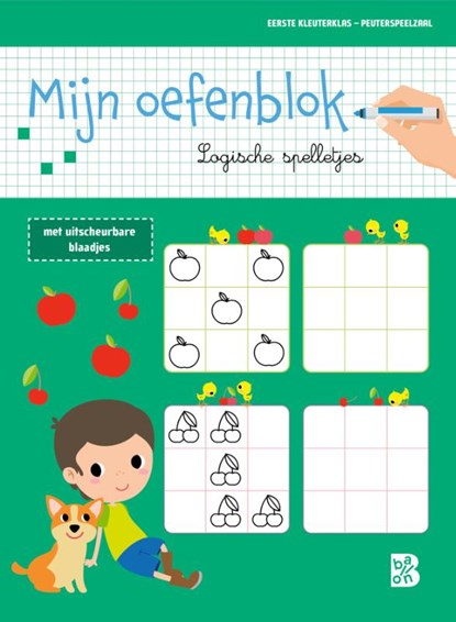 Mijn oefenblok: Logische spelletjes (Eerste kleuterklas - Peuterspeelzaal),  - Paperback - 9789403232713
