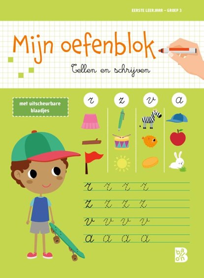 Mijn oefenblok: Tellen en schrijven Eerste leerjaar - groep 3,  - Paperback - 9789403232751