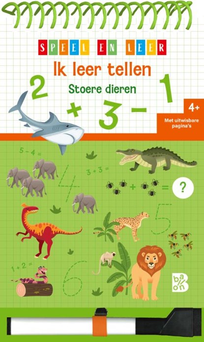 Ik leer tellen Stoere dieren, niet bekend - Gebonden - 9789403241685